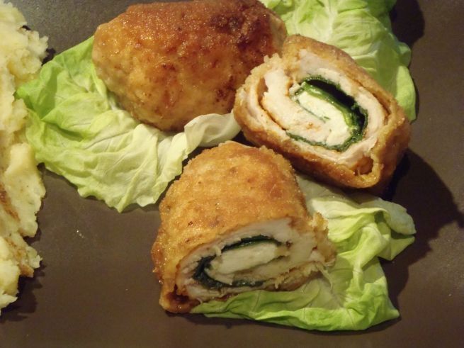 Filet z kurczaka z fetą i szpinakiem Filet z kurczaka z fetą i szpinakiem