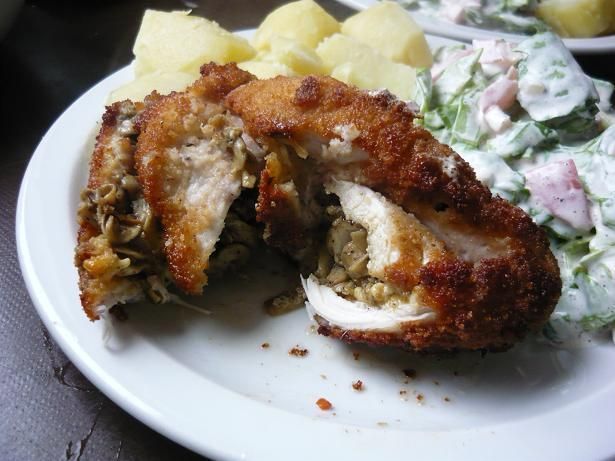 Filet z kurczaka z pieczarkami