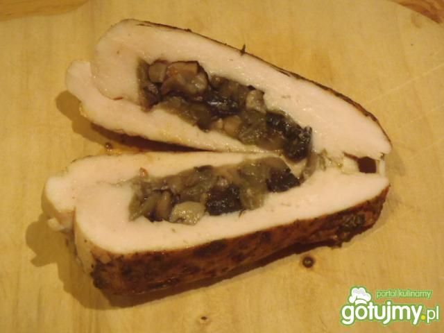 Filet z kurczaka z pieczarkami 6 Filet z kurczaka z pieczarkami 6