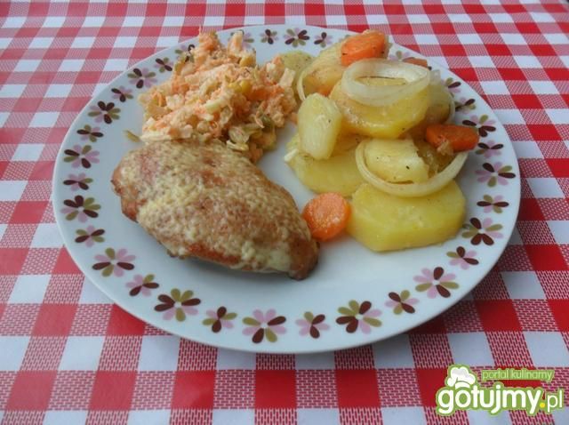 Filet z kurczaka zapiekany z serem