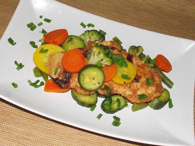 Filet z morszczuka z płatkami suszonych pomidorów