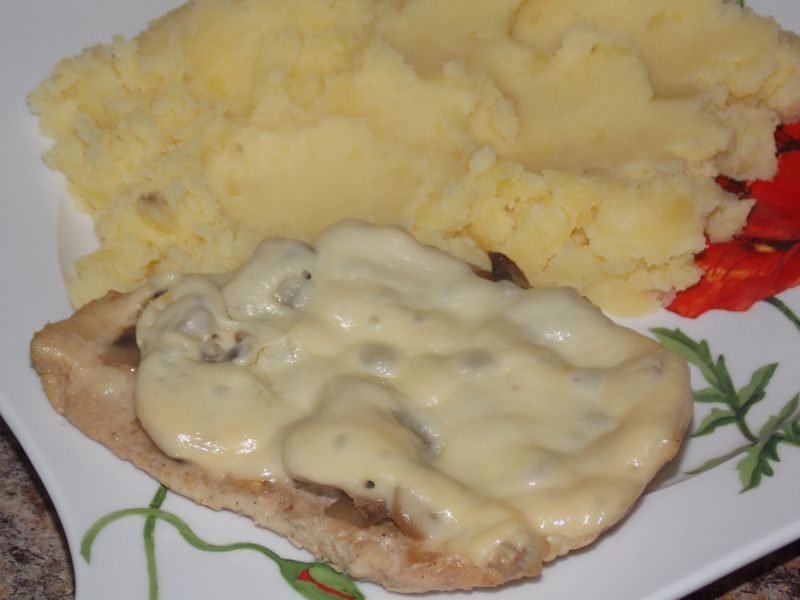 Filet z pieczarkami z piekarnika  Filet z pieczarkami z piekarnika