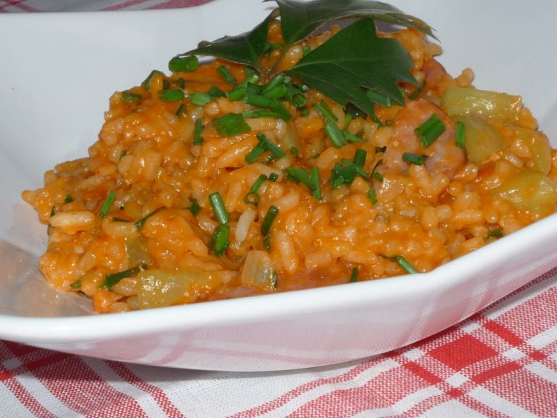 Filet z ryżem i warzywami