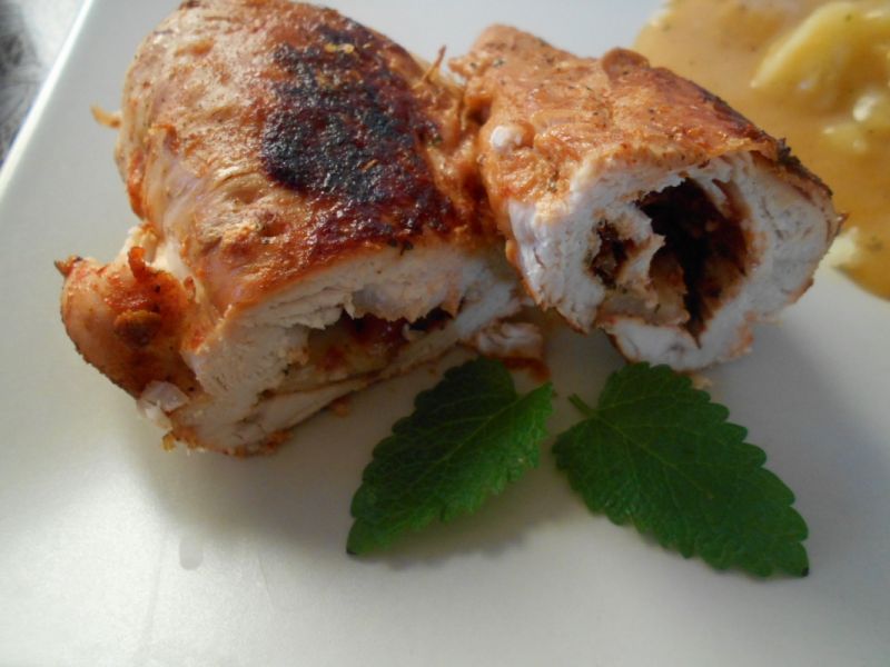 Filety nadziewane mozzarellą Filety nadziewane mozzarellą