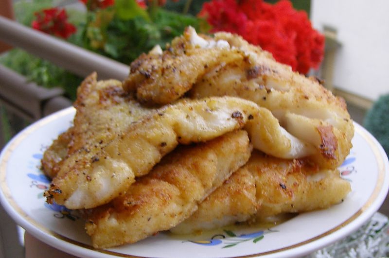 Filety z dorsza smażone na patelni