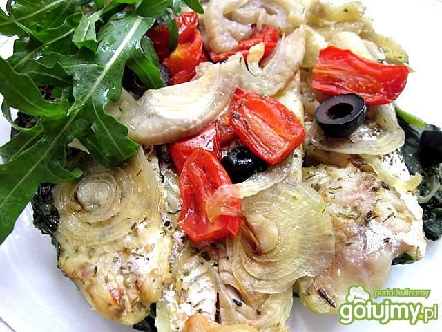 Filety z dorsza z warzywami w folii 