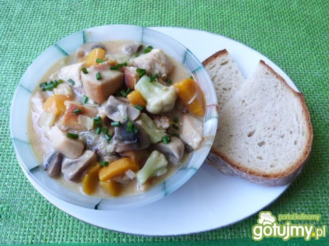 Filety z kurczaka w sosie z pieczarkami