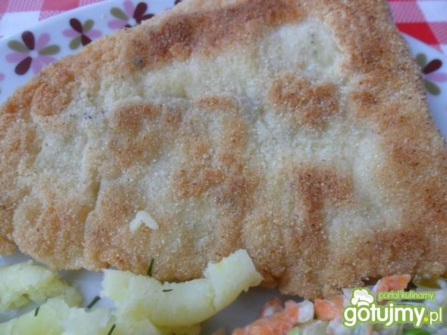Filety z pangi panierowane w kaszy manni Filety z pangi panierowane w kaszy manni