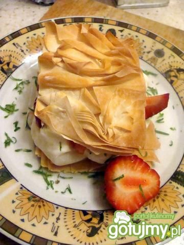 Filo z truskawką Filo z truskawką