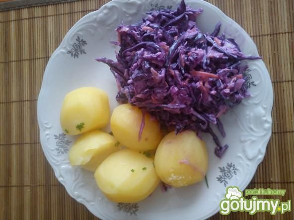 Fioletowa surówka obiadowa