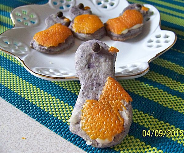 Fioletowe kurczaczki herbaciane Fioletowe kurczaczki herbaciane