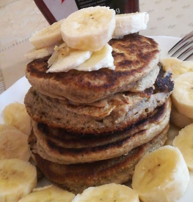 fit pancakes z bananem