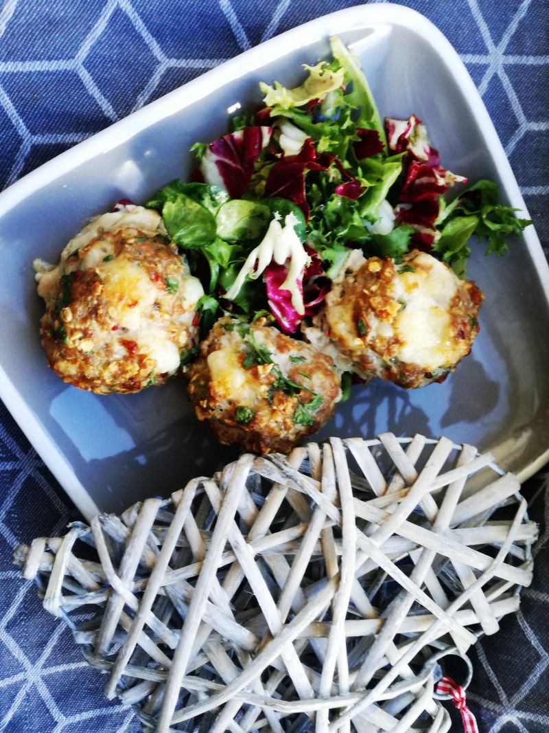 Fit Pulpeciki z piekarnika z mozzarellą Fit Pulpeciki z piekarnika z mozzarellą