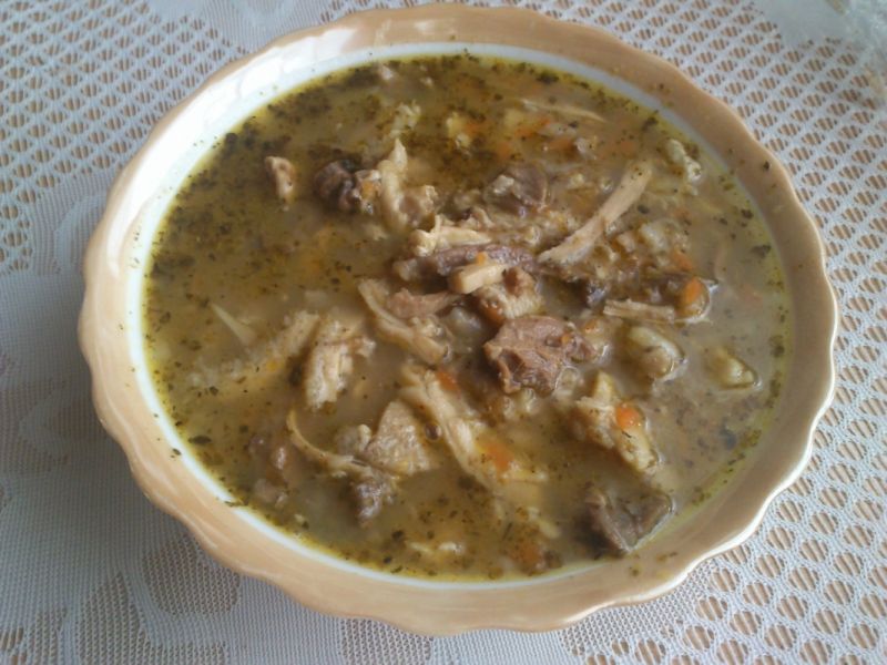 Flaczki wołowe na kurczaku. Flaczki wołowe na kurczaku.