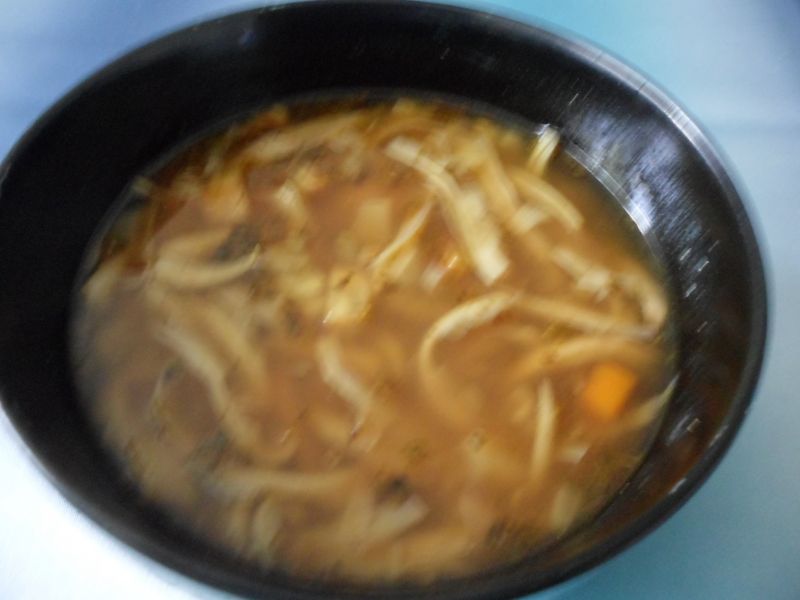 Flaczki z boczniaków