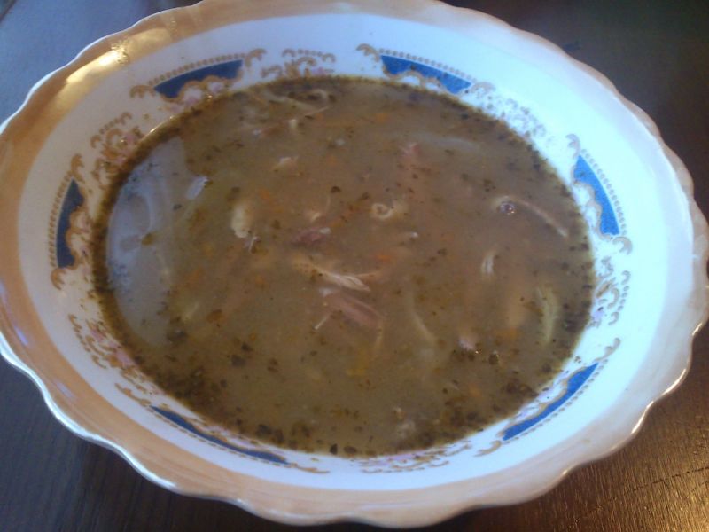 Flaczki z wiejskiego kurczaka