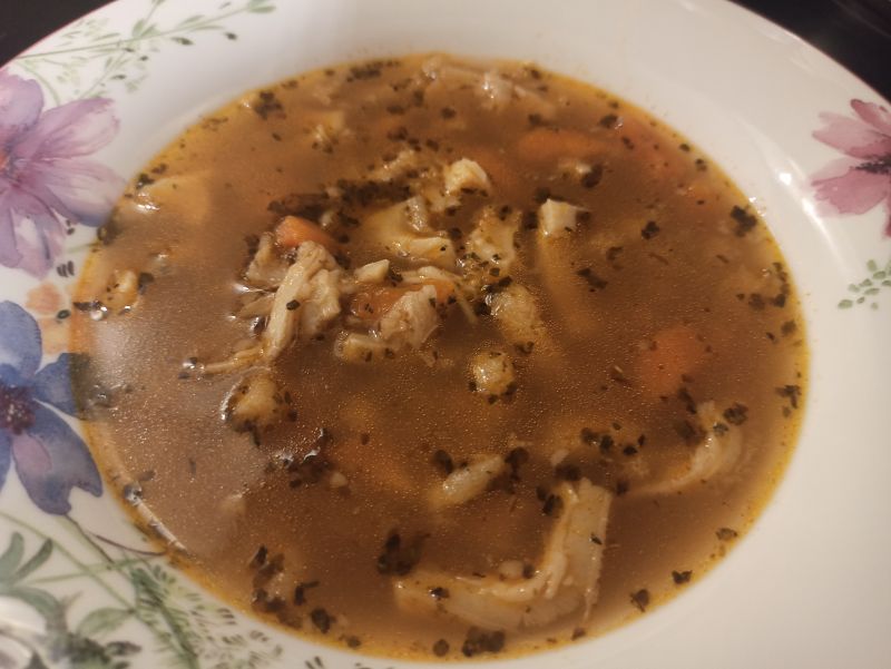 Flaki na bulionie wołowym