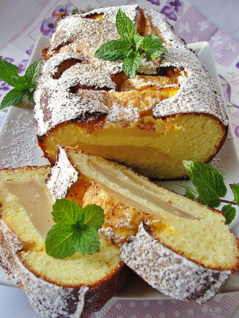 Flan kokosowo gruszkowy Flan kokosowo gruszkowy