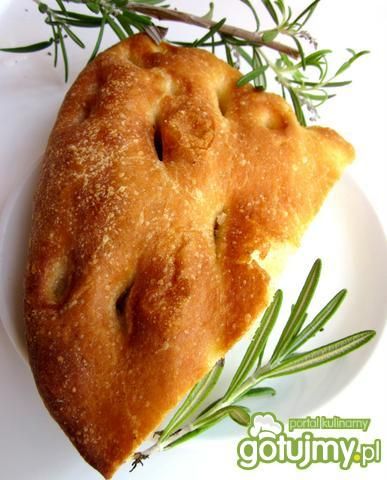 Focaccia orkiszowa z rozmarynem Focaccia orkiszowa z rozmarynem