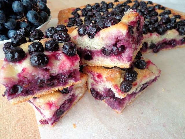 Focaccia z winogronami - przysmak Toskanii 