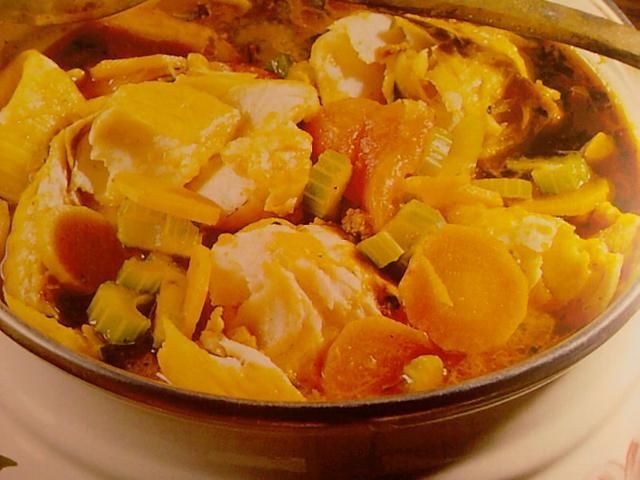 Francuska zupa rybna z winem Francuska zupa rybna z winem