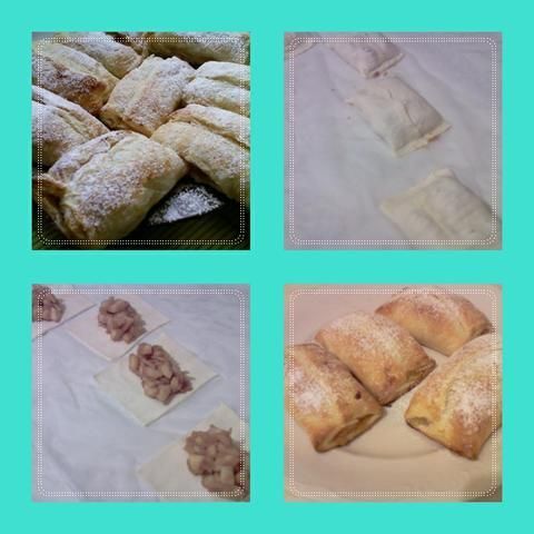 Francuskie bułeczki z jabłkami  Francuskie bułeczki z jabłkami