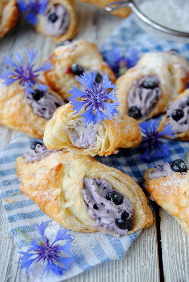 Francuskie jagodzianki Francuskie jagodzianki