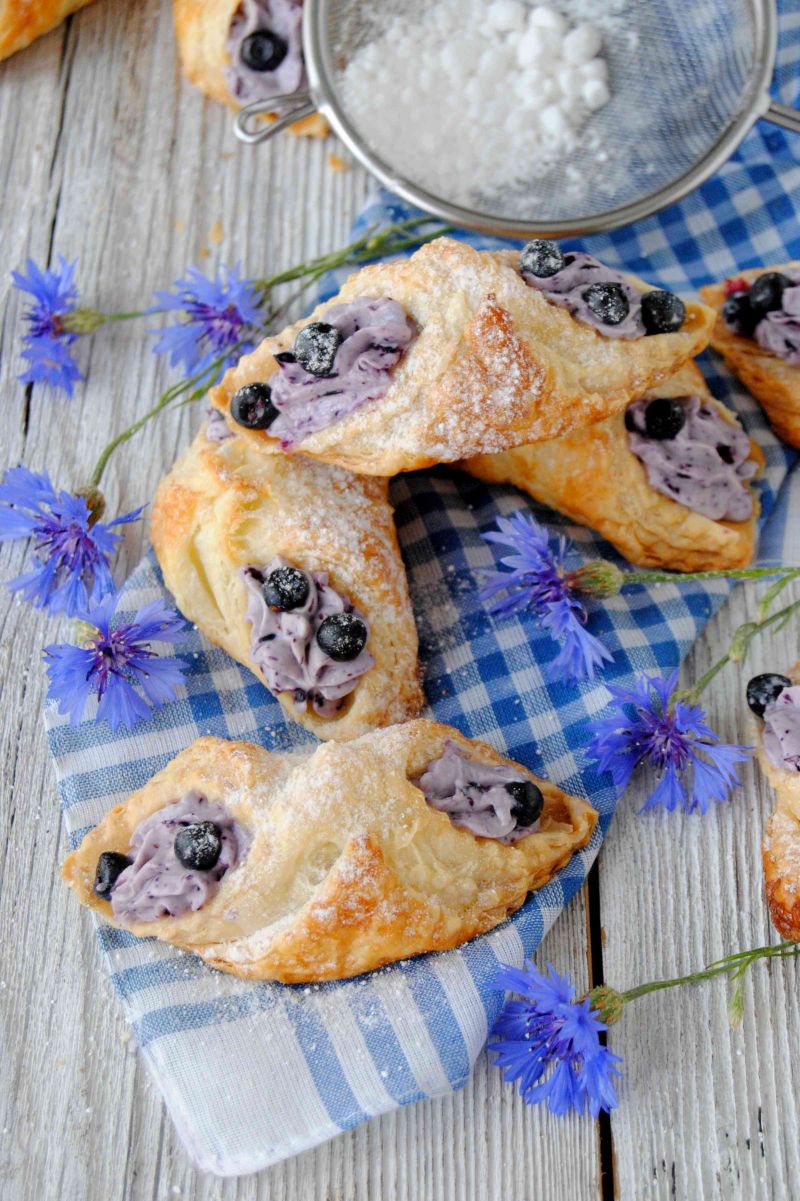 Francuskie jagodzianki Francuskie jagodzianki