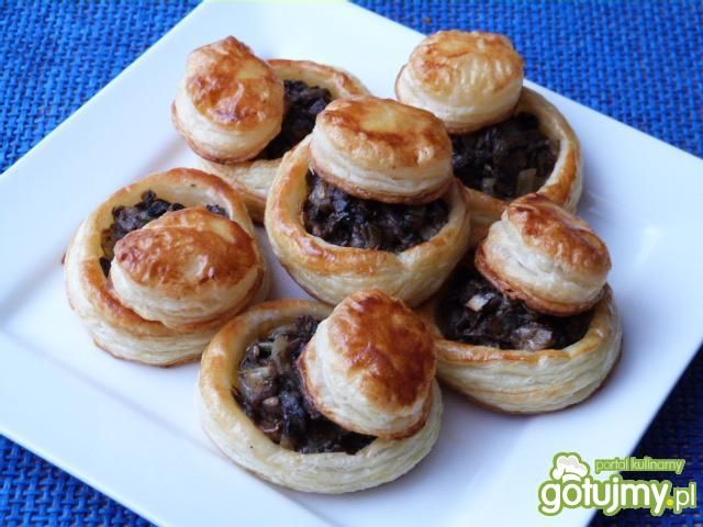 Francuskie krążki z pieczarkami