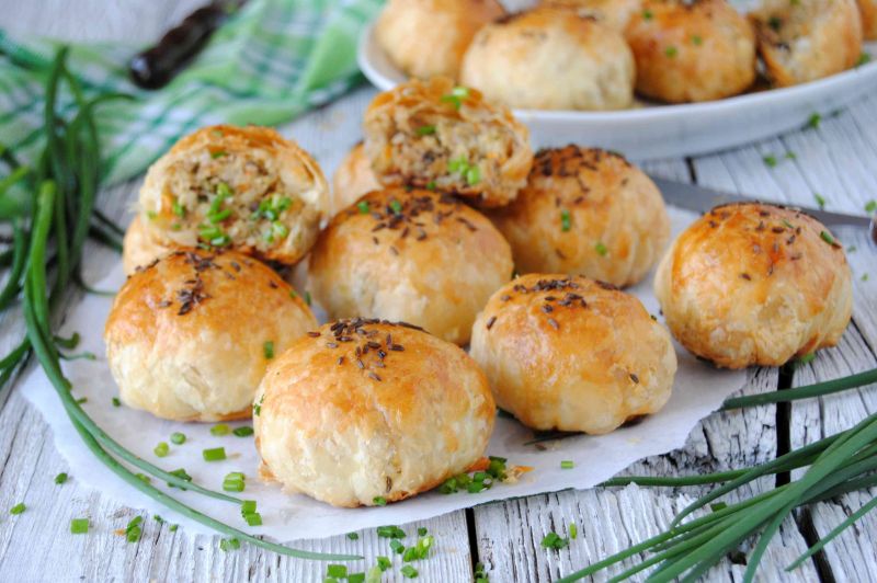 Francuskie kulki z mięsem mielonym Francuskie kulki z mięsem mielonym