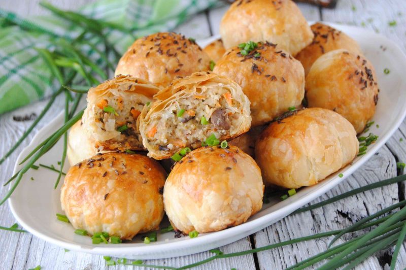 Francuskie kulki z mięsem mielonym Francuskie kulki z mięsem mielonym