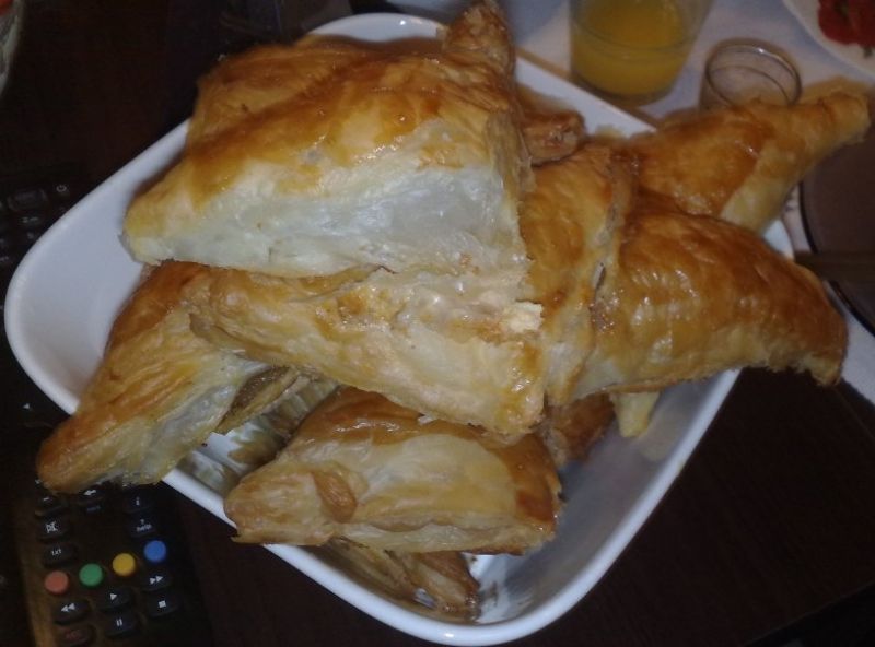 Francuskie pierożki z mięsem i pieczarkami