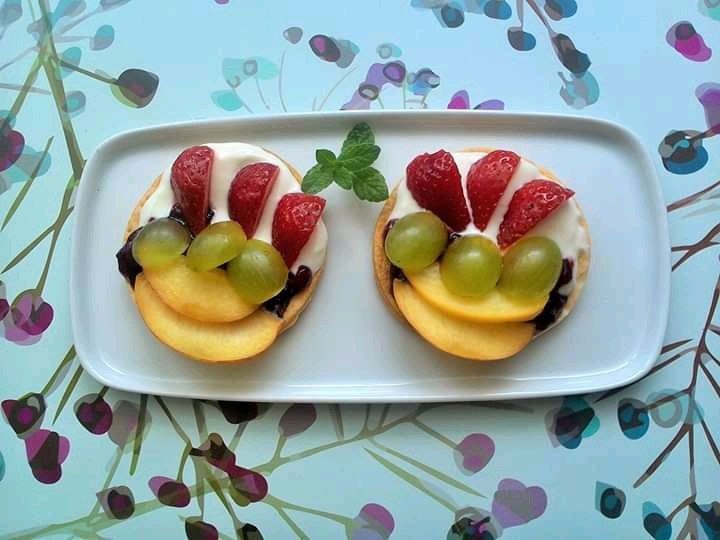 Francuskie pizzerinki z owocami Francuskie pizzerinki z owocami
