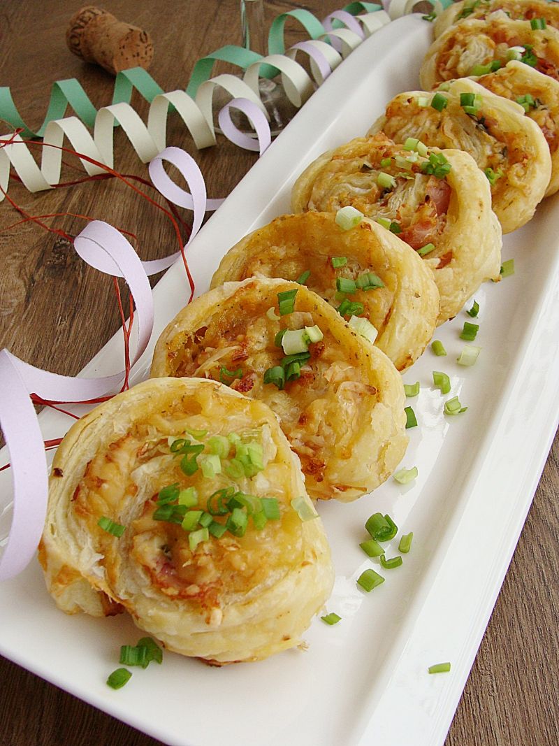 Francuskie rollsy z szynką serrano