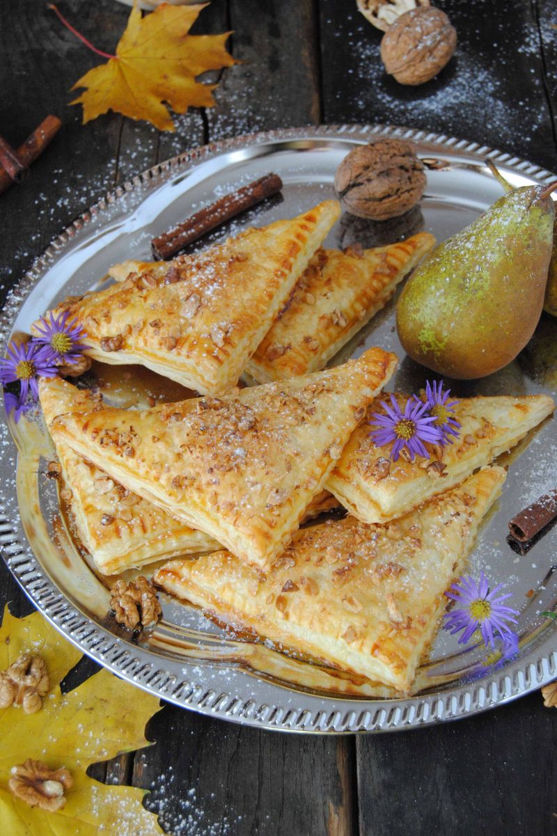 Francuskie rożki z gruszką