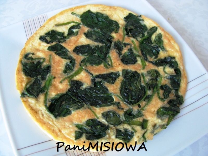 Fritata ze szpinakiem Fritata ze szpinakiem