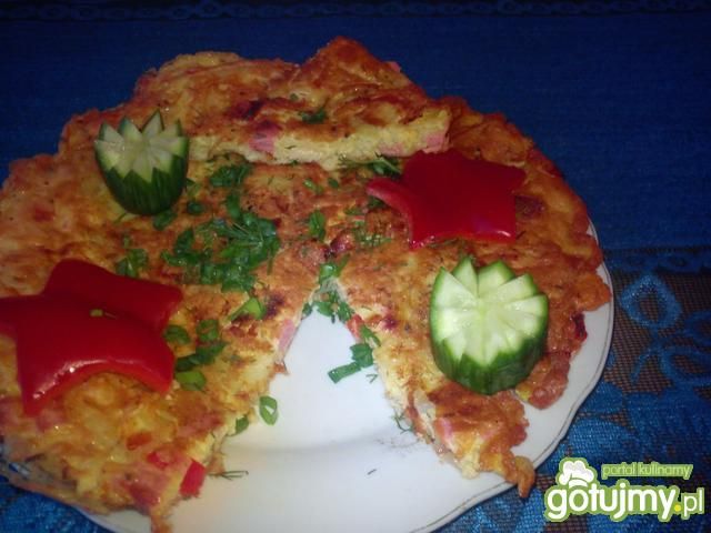 Fritatta makaronowa Fritatta makaronowa