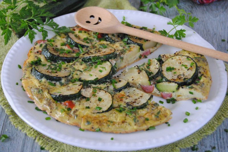 Frittata z cukinią Frittata z cukinią