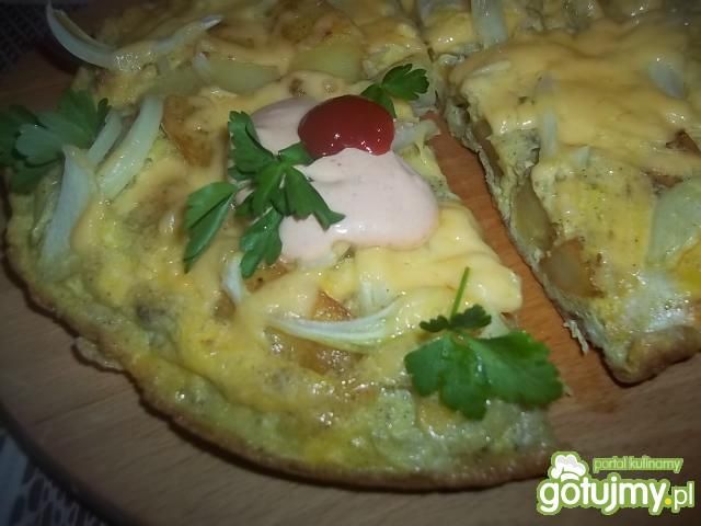 Frittata ze smażonymi ziemniakami Frittata ze smażonymi ziemniakami