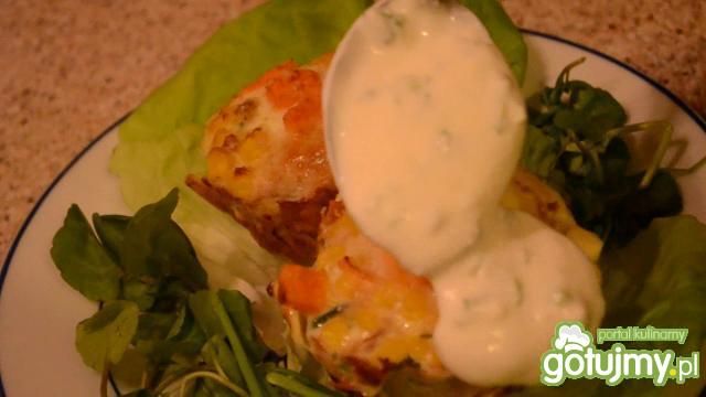 Frittatki ze słodkim ziemniakiem Frittatki ze słodkim ziemniakiem