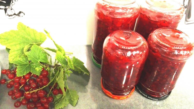 Frużelina z czerwonej porzeczki