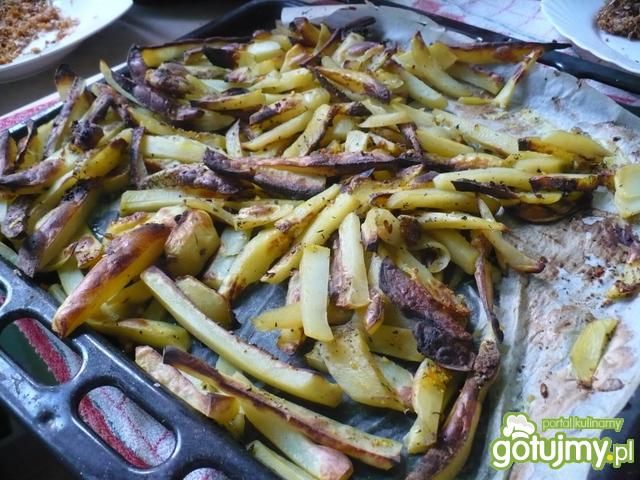 Frytki pieczone bez tłuszczu