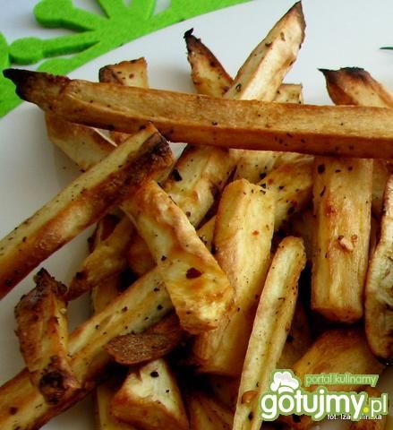 Frytki z pasternaku, pieczone Frytki z pasternaku, pieczone