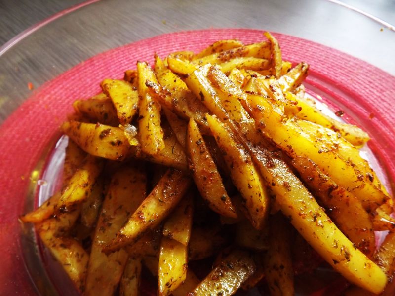 frytki z piekarnika na ostro frytki z piekarnika na ostro