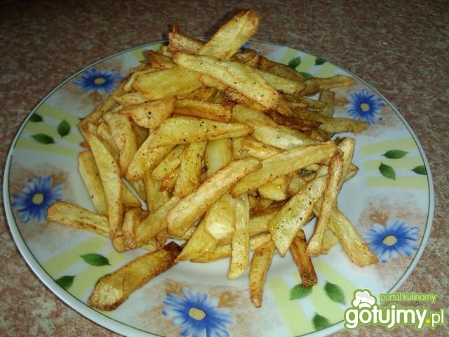 Frytki ziołowo - paprykowe