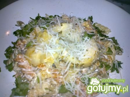 Fusilli kolorowe z karczochami  Fusilli kolorowe z karczochami