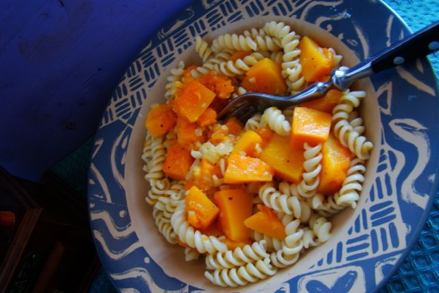 Fusilli z dynią Fusilli z dynią
