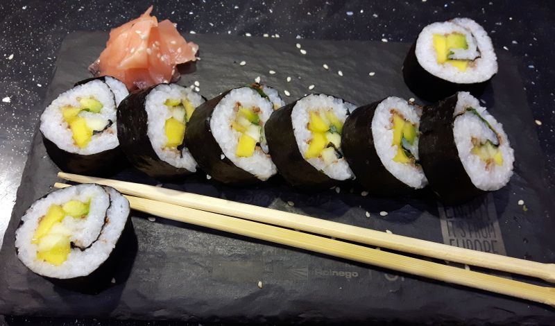 Futomaki na słodko z nutą mięty Futomaki na słodko z nutą mięty