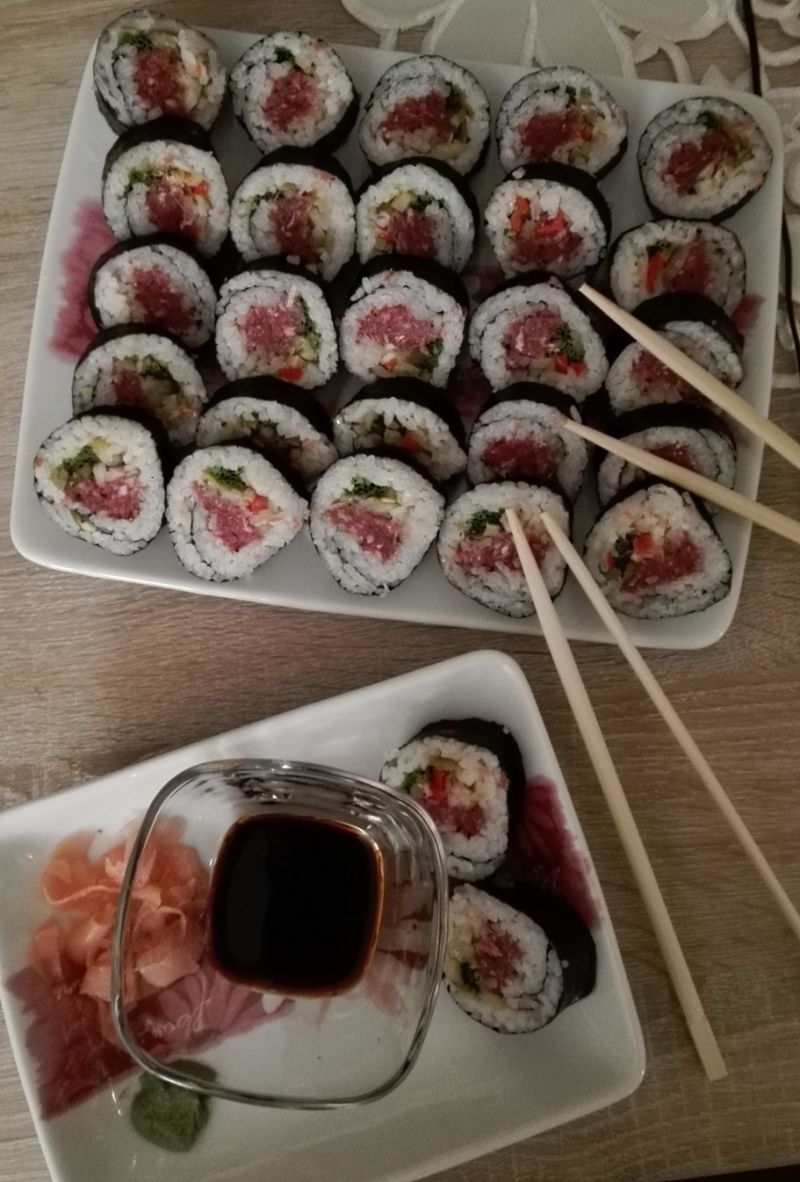 Futomaki po polsku (z tatarem)!