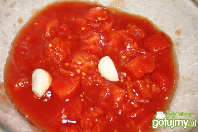 Galareta drobiowa z musem pomidorowym 